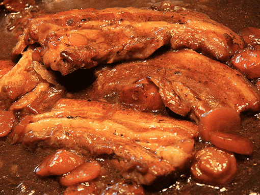 Boucher de France - Recette - Tendrons de Veau à la Paysanne